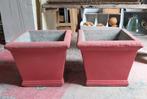Oude tuinpotten / tuinpot / rood / kerst, Ophalen