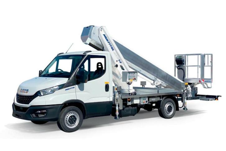 autohoogwerker 23 meter Multitel of 27 meter huren, Zakelijke goederen, Machines en Bouw | Liften, Steigers en Ladders, Ophalen