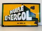 Vintage Energol BP Emaille Reclamebord, Ophalen, Reclamebord, Gebruikt, .