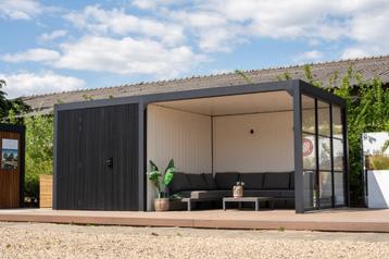Berging met overkapping Allure met aluminium constructie beschikbaar voor biedingen