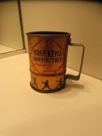 Oud reclame blikken koffie loodje, firma Broekema Groningen, Verzenden, Gebruikt, Koffie, Overige merken