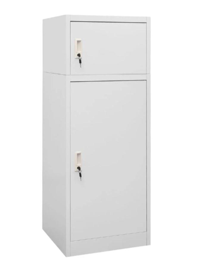 Zadelkast 140 cm staal lichtgrijs  [ NIEUW ], Dieren en Toebehoren, Stalling en Weidegang