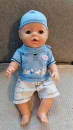Zapf Baby Born Jongen Pop, Kinderen en Baby's, Speelgoed | Poppen, Ophalen of Verzenden, Zo goed als nieuw, Babypop