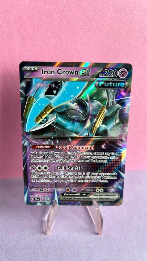Iron Crown Temporal Forces 081/162, Hobby en Vrije tijd, Verzamelkaartspellen | Pokémon, Zo goed als nieuw, Losse kaart, Verzenden