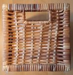 Set van 3 rieten manden (past perfect in een Ikea Billy), Ophalen of Verzenden, Gebruikt, Rechthoekig, Riet