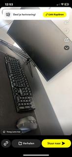 Gaming set – toetsenbord, muizen & LED muismat, Ophalen of Verzenden, Zo goed als nieuw