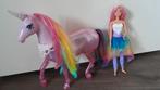 Dreamtopia paard inclusief barbie, Ophalen of Verzenden, Zo goed als nieuw