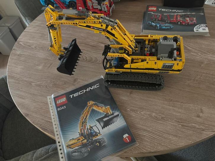 Lego Technic 8043 Gemotoriseerde Graafmachine, Kinderen en Baby's, Speelgoed | Duplo en Lego, Zo goed als nieuw, Lego, Complete set