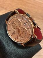 Klassiek herenhorloge - Elysee Minos Chronograph, Ophalen of Verzenden, Nieuw, Leer, Overige merken