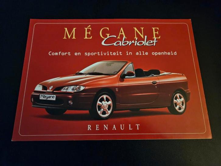 Brochure Renault Megane Cabriolet 1997, Boeken, Auto's | Folders en Tijdschriften, Zo goed als nieuw, Renault, Ophalen of Verzenden