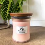 Woodwick kaars Coastal Sunset roze nieuw, Huis en Inrichting, Woonaccessoires | Kandelaars en Kaarsen, Minder dan 25 cm, Overige materialen