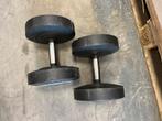 2 x 28 kg Technogym dumbells dumbell set gewichten, Sport en Fitness, Fitnessmaterialen, Ophalen, Gebruikt, Dumbbell