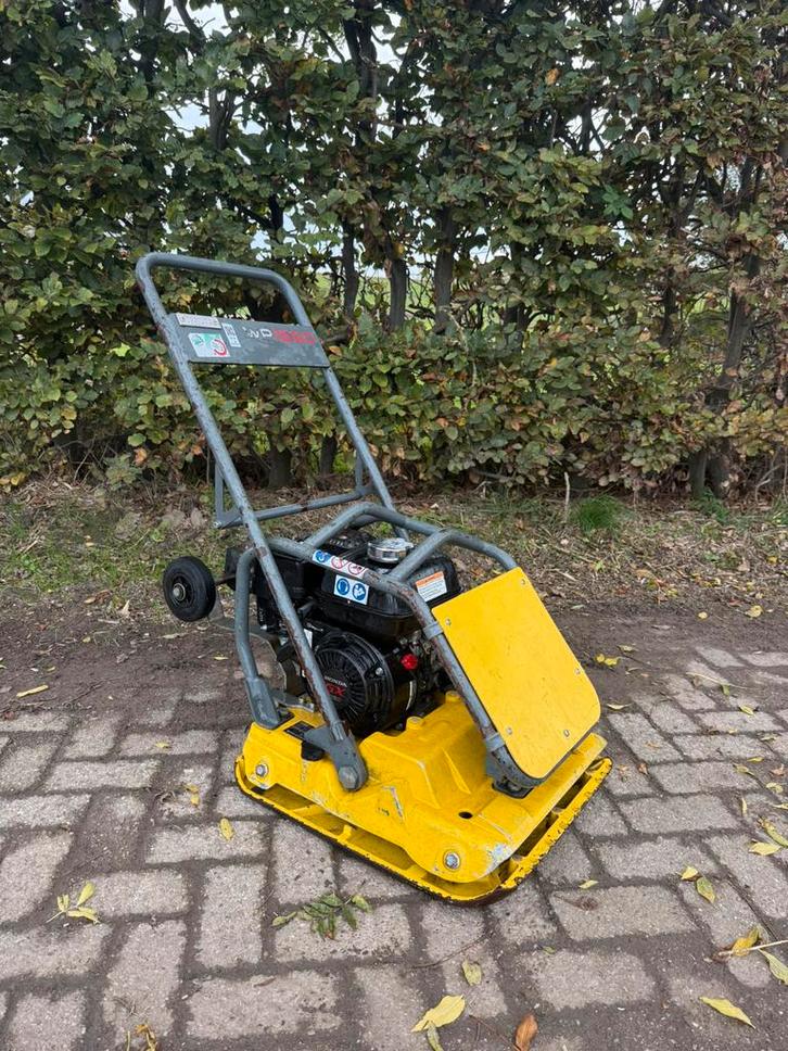 Wacker WP1550A Honda GX160 trilplaat bouwjaar 03/2019, Tuin en Terras, Hand-tuingereedschap, Zo goed als nieuw, Ophalen