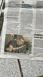 Artikel krant tripple bier, Ophalen of Verzenden, Viltje(s), Oranjeboom