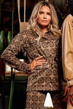 Nikkie zomer jasje nieuw 36 zwart caramel Noor logo jacket, Bruin, Verzenden, Nieuw, Nikkie