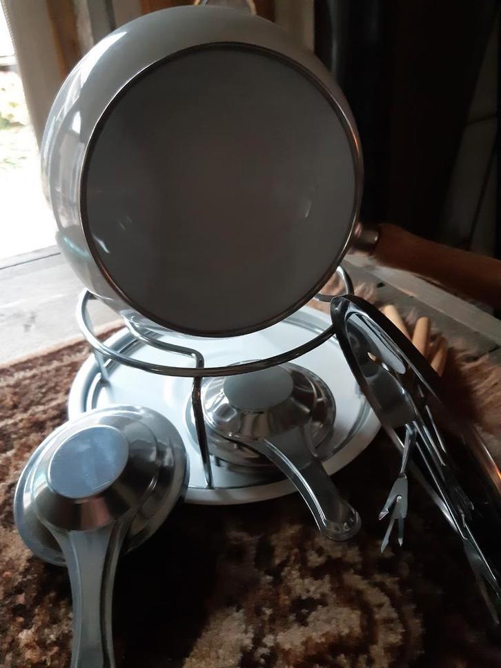 Princess Bakplaat & Gourmetstel + Fondueset, Witgoed en Apparatuur, Fonduesets, Gebruikt, Fondueset, Brander, Ophalen