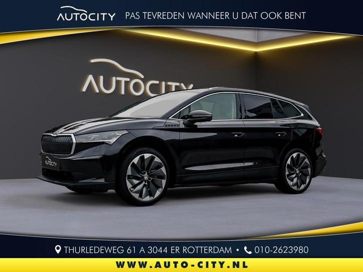 Skoda Enyaq  Enyaq iV 80 ecoSuite Panorama l Leder l Memory, Auto's, Skoda, Bedrijf, Enyaq, ABS, Achteruitrijcamera, Adaptieve lichten