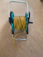 Heel lang netsnoer op tuinhaspel, Ophalen of Verzenden, Gebruikt, Kabel of Snoer