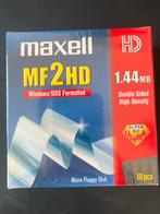 Maxell MF2HD 3,5 inch diskettes - 10 stuks nieuw, Computers en Software, Ophalen of Verzenden, Nieuw, Overige typen, Dubbelzijdig