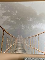 Jungle brug Canvas met lijst Ikea, Huis en Inrichting, Woonaccessoires | Schilderijen, Tekeningen en Foto's, Ophalen, Oorspronkelijke maker