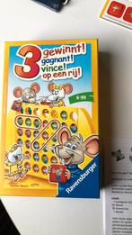 3 op een rij Reisspel, Ophalen of Verzenden, Nieuw, Ravensburger, Reisspel