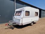 Dethleffs Family 420 met voortent en luifel, Caravans en Kamperen, Caravans, Standaardzit, Particulier, 500 - 750 kg, Tot en met 4