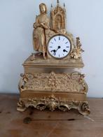 antieke vuurvergulde franse klok., Ophalen of Verzenden