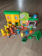 Sesamstraat poppetjes met decor, Ophalen, Gebruikt
