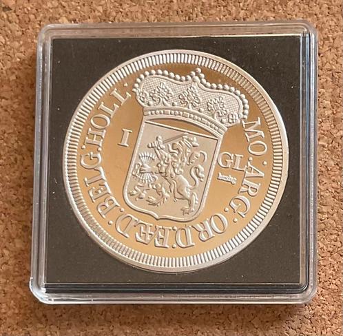 Penning Munt / Herslag - Holland 1 gulden 1694, Postzegels en Munten, Penningen en Medailles, Overige materialen, Nederland, Ophalen of Verzenden