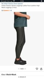 Urban classics legging leer - maat S - in zeer goede staat, Legging, Maat 36/38 (S), Zwart, Ophalen of Verzenden
