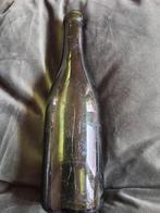 Oud fles glas frankrijk bodemvondst 26cm, Ophalen of Verzenden