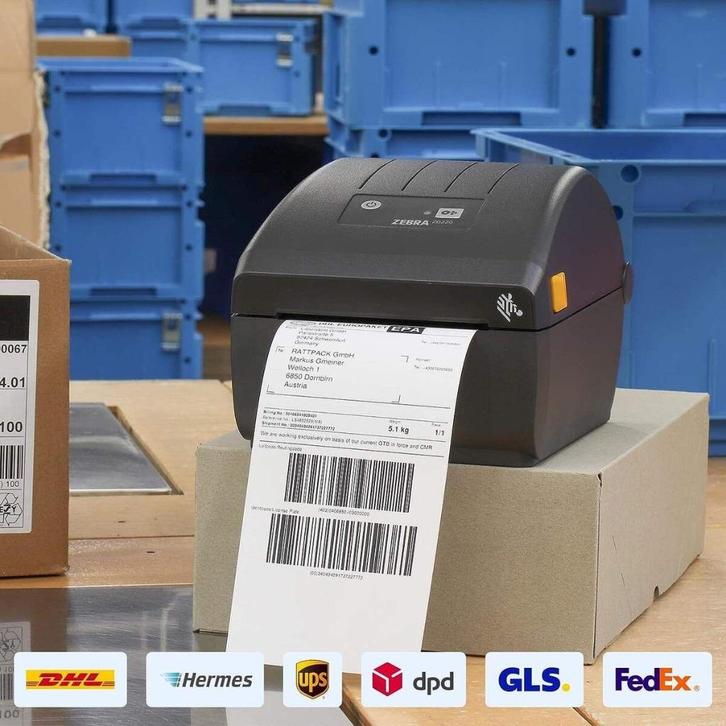 3 x nieuwe Zebra ZD220 labelprinters in doos, Computers en Software, Labelprinters, Nieuw, Etiket, Ophalen of Verzenden