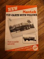 Tractor folder Navtek hydraulic tip-carts, Boeken, Ophalen of Verzenden, Zo goed als nieuw