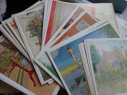 Carl Larsson:  ansichtkaarten en briefpapier, Verzamelen, Ansichtkaarten | Themakaarten, Ongelopen, 1920 tot 1940, Overige thema's