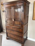 Antieke Eikenhouten Kabinet met Laden, Antiek en Kunst, Ophalen of Verzenden