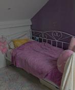 Bed 1 persoons, Eenpersoons, Wit, Ophalen of Verzenden, Zo goed als nieuw