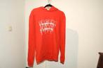 Essentiel Antwerp casual baggy sweater rood capuchon L/XL, Verzenden, Maat 42/44 (L), Zo goed als nieuw, Essentiel Antwerp
