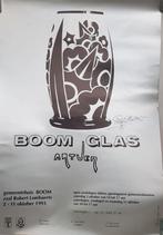 Affiche Booms glas Paul Heller Poster - Gesigneerd!, Antiek en Kunst, Kunst | Etsen en Gravures, Ophalen of Verzenden
