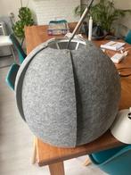 Mooie stoffen hanglamp grijs, Huis en Inrichting, Lampen | Hanglampen, Ophalen, Minder dan 50 cm