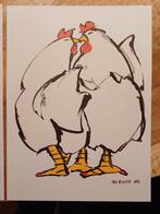 Ellen Meuwese zeefdrukken  "Kippen", Antiek en Kunst, Kunst | Litho's en Zeefdrukken, Ophalen of Verzenden