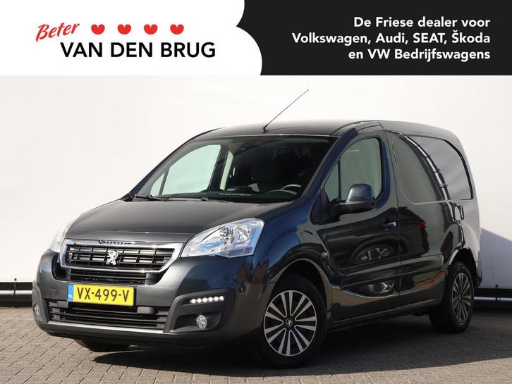 Peugeot Partner 1.6 BlueHDi 100PK Premiere Automaat | Airco, Auto's, Bestelauto's, Bedrijf, Te koop, ABS, Achteruitrijcamera, Airconditioning