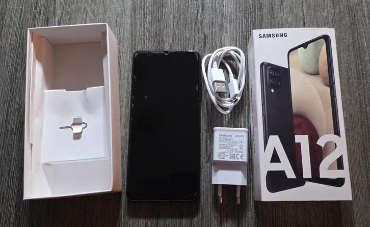 Samsung Galaxy A12 mobiele telefoon, Telecommunicatie, Mobiele telefoons | Samsung, Gebruikt, Galaxy A, 64 GB, Zonder abonnement