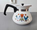 Vintage Corning Ware "Country Festival" patroon theepot, Ophalen of Verzenden, Zo goed als nieuw