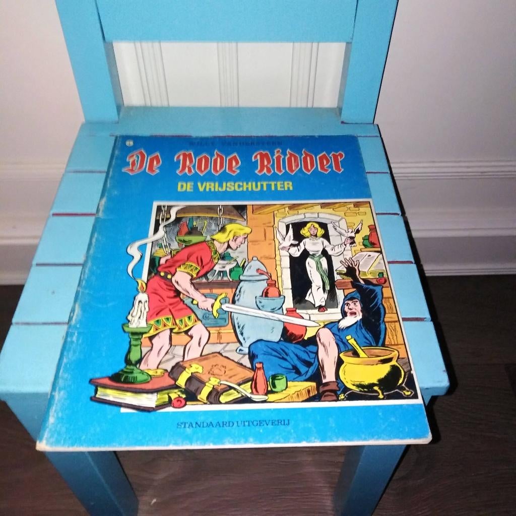 Strips De Rode Ridder Blauwe serie/ongekleurde serie, Meerdere stripboeken, Ophalen, Gelezen