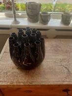 zwarte tulpenvaas, Huis en Inrichting, Woonaccessoires | Vazen, Ophalen of Verzenden, Nieuw, Zwart, Minder dan 50 cm