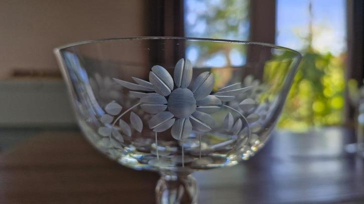 WMF Amalia Kristall – Complete set handgeslepen glazen, Antiek en Kunst, Antiek | Glas en Kristal, Ophalen of Verzenden