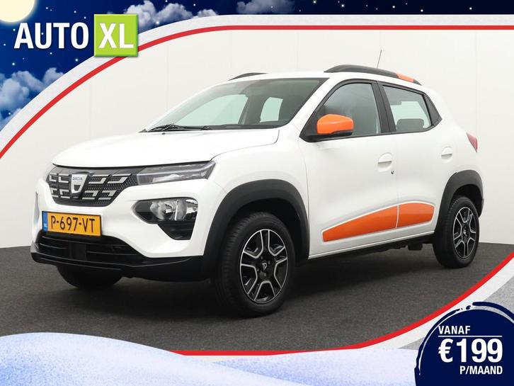 Dacia Spring Comfort Plus (Orange Pack) 27 kWh Carplay Camer, Auto's, Dacia, Bedrijf, Te koop, Spring, ABS, Achteruitrijcamera