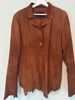 Camel Suède Blazer & Rok - Mauritius Maat 42, Kleding | Dames, Jasjes, Kostuums en Pakken, Bruin, Maat 42/44 (L), Ophalen of Verzenden