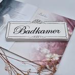 Vintage Badkamer Bord Keramiek - Landelijke Stijl, Huis en Inrichting, Badkamer | Badkamermeubels, Minder dan 50 cm, Gebruikt