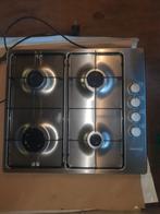 RVS inbouw gaskookplaat 4 pits Siemens, Witgoed en Apparatuur, Kookplaten, Ophalen, Gebruikt, Inbouw, Gas